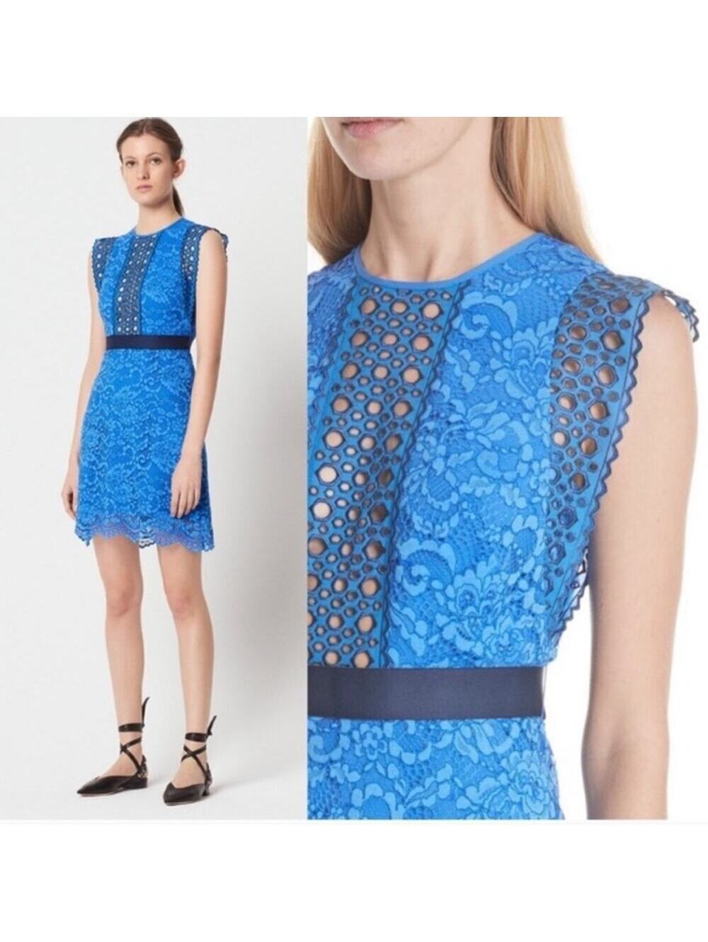 Sandro Handi Eyelet Dress